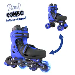 Роликові ковзани Neon Combo розмір 34-37 сині (NT10B4) - мініатюра 2