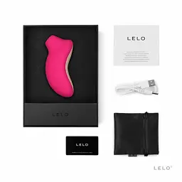Вакуумний стимулятор клітора з вібрацією Lelo Sona Cerise рожевий - мініатюра 2