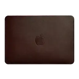 Чохол із натуральної шкіри BlankNote для MacBook 13 дюйм Бордовий - мініатюра 4