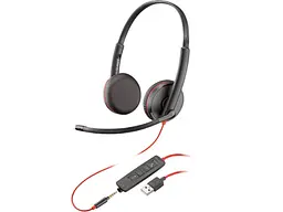 Навушники з мікрофоном POLY BlackWire C3225 USB-A HS Stereo (80S11AA)