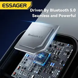 Bluetooth-адаптер Essager Bluetooth 5.0 автомобільний приймач AUX з мікрофоном (EBT-YH01-P) - мініатюра 6