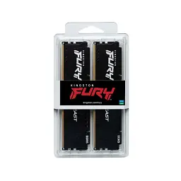 Модуль пам'яті для комп'ютера DDR5 32GB (2x16GB) 6000 MHz Fury Beast Black Kingston Fury (ex.HyperX) (KF560C36BBE2K2-32) - мініатюра 4