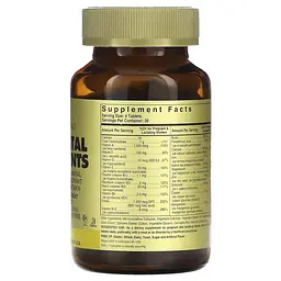 Комплексний препарат Solgar Prenatal Nutrients Multivitamin & Mineral, 120 таблеток для вагітних і жінок, що годують - мініатюра 2