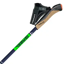 Палиці для скандинавської ходьби Gabel Stretch Carbon Синій-Зелений - мініатюра 2