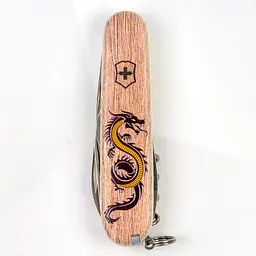 Ніж Victorinox Spartan Zodiac 91мм 12функ Дерев'яний дракон - мініатюра 10