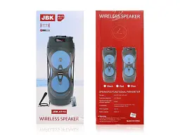Портативна Bluetooth колонка RIAS JBK-6510 6.5" RGB із мікрофоном 40W Black - мініатюра 2