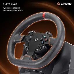 Руль и педали GamePro RW575PM с коробкой передач XBOX/PS4/PS3/PC/SWITCH - миниатюра 8