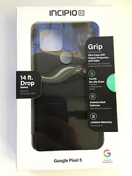 Протиударний чохол Incipio Grip GG-086-BLK для Google Pixel 5 (6") Black - мініатюра 9
