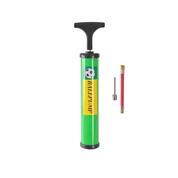 Ручний насос для м'ячів N41504(Green) 25 см голка для накачування та гнучкий шланг