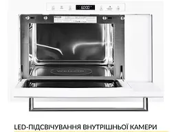 Вбудована мікрохвильова піч WEILOR WBM 2551 GW - мініатюра 3