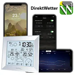 Метеостанція Technoline DirektWetter WD2000 Silver (WD2000) - мініатюра 5