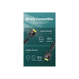 Кабель мультимедійний VGA M to VGA M 2.0m ferrite Vention (DAEBH) - мініатюра 9