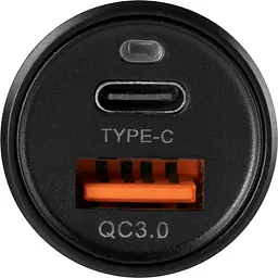 Автомобільний зарядний пристрій Gelius Pro Twix QC GP-CC006 Black з кабелем XiaomicroUSB - мініатюра 2