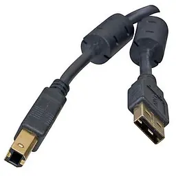 Кабель USB 2.0 AM-BM, 3.0 м, чорний, USB04-10PRO Defender - мініатюра 2