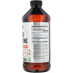L-Карнітин Now Foods L-Carnitine з цитрусовим смаком 1000 мг 473 мл - мініатюра 2