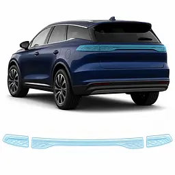 Антигравійна захисна бронеплівка за лекалами для BYD Tang III 2023- задні ліхтарі стопи