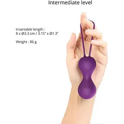 Вагінальні кульки Love To Love JOIA PURPLE RAIN - мініатюра 3