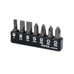 Набір біт Toptul 1/4" 7 шт. (GAAV0704)