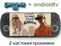 Портативна ігрова консоль TSP PRO Portable (PSP, Palystation 1, Dendy, Sega, JAVA,) 128 gb Black CrossMix OS та Android TV - мініатюра 2