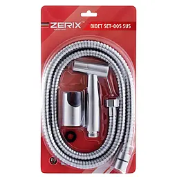 Гігієнічний гарнітур Zerix Bidet SET-005.SUS нержавіюча сталь ZX5860, Нержавіюча сталь