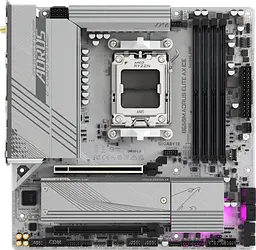 Материнська плата Gigabyte B650M Aorus Elite AX Ice Socket AM5 (B650M A ELITE AX ICE) Б/В