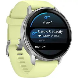 Смарт-годинник Garmin Venu 4 45mm Silver with Citron Silicone Band (010-03014-02) [146409] - мініатюра 5