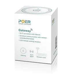 Wifi шлюз PTG10 для керування через інтернет термостатами Poer PTC10 / PTC16 / PTV30 (100407) - мініатюра 2