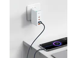 Кабель USB Type-C BASEUS Crystal Shine Series Fast Charging Data Cable USB to Type-C 100W 1.2m Black (CAJY000401) - мініатюра 7