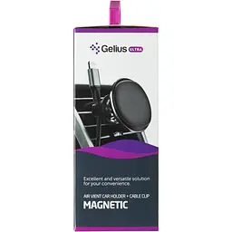 Автомобільний магнітний тримач Gelius GU-CH003 Black - мініатюра 7