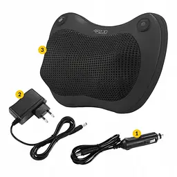 Подушка-масажер 4FIZJO Shiatsu Pro+ 4FJ0562 Black (P-5907739319159) - мініатюра 9