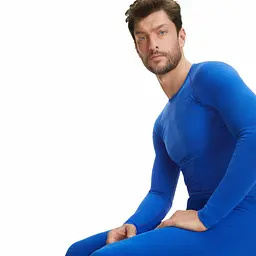 Термоштани Falke ESS Warm Tights Man Blue S (1097-39616-6714 S) - мініатюра 4