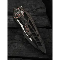 Ніж складаний туристичний Weknife Arrakis (8.8 см) Vanax / Titanium чорний з бронзою - мініатюра 10
