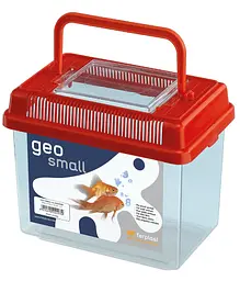 Контейнер для дрібних тварин, риб, черепах та комах Ferplast Geo Small червоний 1 л 18x11x14 см 60020099 - мініатюра 2