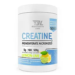 Моногідрат креатину Bodyperson Labs Creatine Monohydrate, 500 грам для підтримки мозку та серця - Лимон-лайм