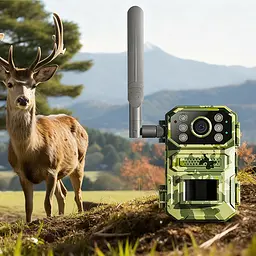 Мисливська камера нічного бачення на сонячній батареї / Фототоловушка 4G з датчиком руху AND A8-T31 - мініатюра 3