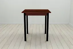 Стіл кухонний Ferrum-decor Дієго 75x70x70 Чорний ДСП Венге 16мм (FRD-105614) - мініатюра 3