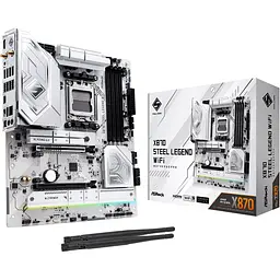 Материнська плата AsRock X870 STEEL LEGEND WIFI (X870 STEEL LEGEND WIFI) (Socket AM5, AMD X870, ATX) - мініатюра 6