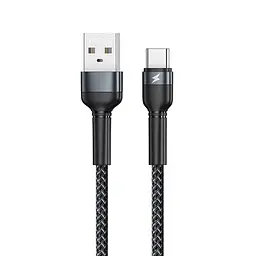 Дата Кабель для заряджання REMAX Jany RC-124а USB 2.0 — Type-C 2.4A Чорний (1м)