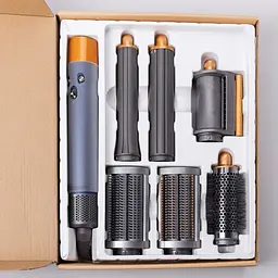 Мультистайлер для волосся Airwrap Complete Long 6 насадок, синій Smart X X9BL - мініатюра 8