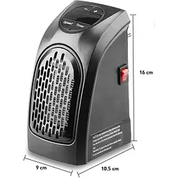 Тепловентилятор Handy Heater портативний електрообігрівач в розетку - мініатюра 4