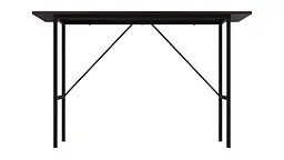 Стіл письмовий Line Тайм Ferrum-decor 750x1200x600 Чорний метал ДСП Венге Магія 16 мм (FRD-106162)