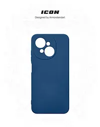 Чехол ArmorStandart ICON для Tecno Spark Go 1 (KL4) с защитой камеры, темно-синий (ARM81216) - мініатюра 3