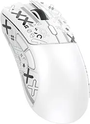 Бездротова мишка ATTACK SHARK R1 White (PAW3311, 18000 DPI, 65 годин на одному заряді) - мініатюра 2