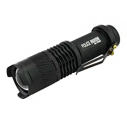 Ліхтарик акумуляторний Bailong POLICE BL-8468 Q5 50000W ручний з Zoom 300 Lumen з зарядкою та батареєю - мініатюра 2