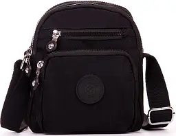 Сумка жіноча JIELSHI 17х19х11 см Чорний (LANC23 black)