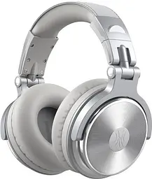 Навушники OneOdio Pro 10 3.5 мм/6.35 мм сріблясті (Pro 10 Silver)