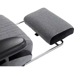 Геймерське крісло GT Racer X-2534-F Fabric Gray/Black Suede [121429] - мініатюра 11