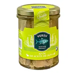 Тунець Versu філе в оливковій олії 190 г (8437018473588)