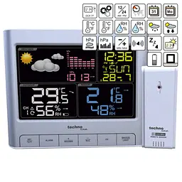 Метеостанція Technoline WS6449 Silver (WS6449) - мініатюра 4