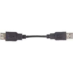 Кабель PowerPlant USB 2.0 AF - AM, 0.1м